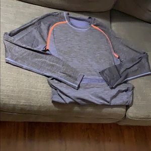 Lululemon Athletic Shirt - Blue and Orange